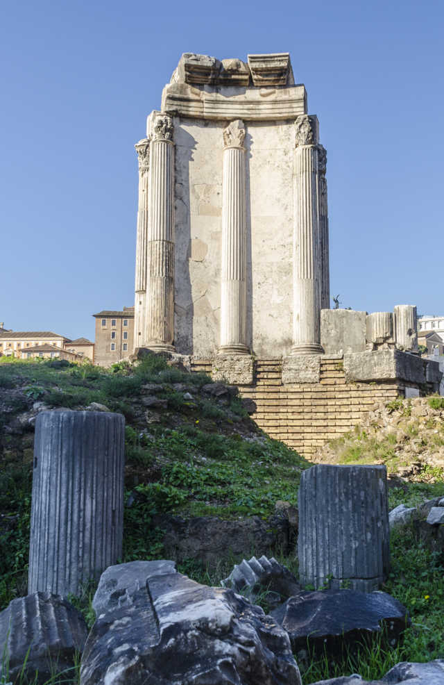 81 - Italia - Roma - Foro Romano - templo de Vesta
